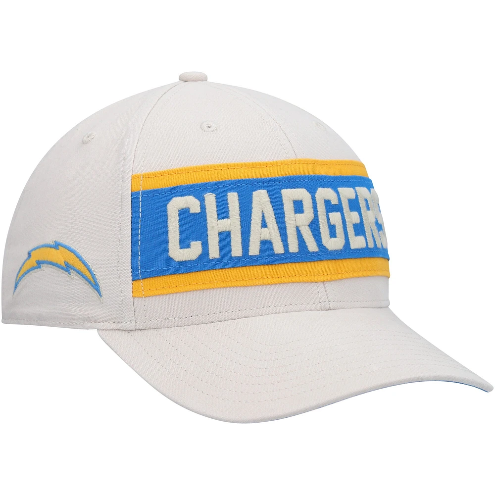 Men's '47 Cream Los Angeles Chargers Crossroad MVP Adjustable Hat