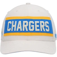 Men's '47 Cream Los Angeles Chargers Crossroad MVP Adjustable Hat