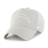 Men's '47 Cream Los Angeles Chargers Foundation Offside Adjustable Hat