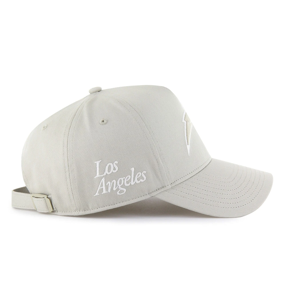Men's '47 Cream Los Angeles Chargers Foundation Offside Adjustable Hat