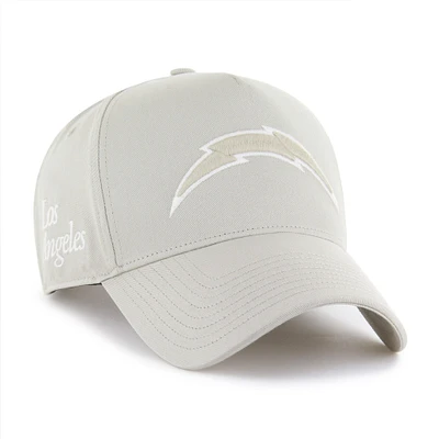 Men's '47 Cream Los Angeles Chargers Foundation Offside Adjustable Hat