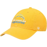 Casquette réglable '47 Gold Los Angeles Chargers Secondary Clean Up pour homme