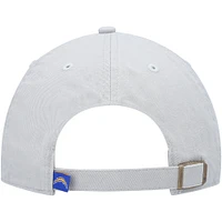 Men's '47 Gray Los Angeles Chargers Clean Up Adjustable Hat