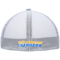 Casquette '47 Los Angeles Chargers Motivator Flex pour homme, gris chiné/blanc