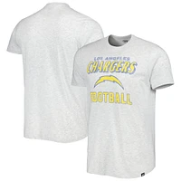 T-shirt léger Los Angeles Chargers Dozer Franklin '47 gris chiné pour homme