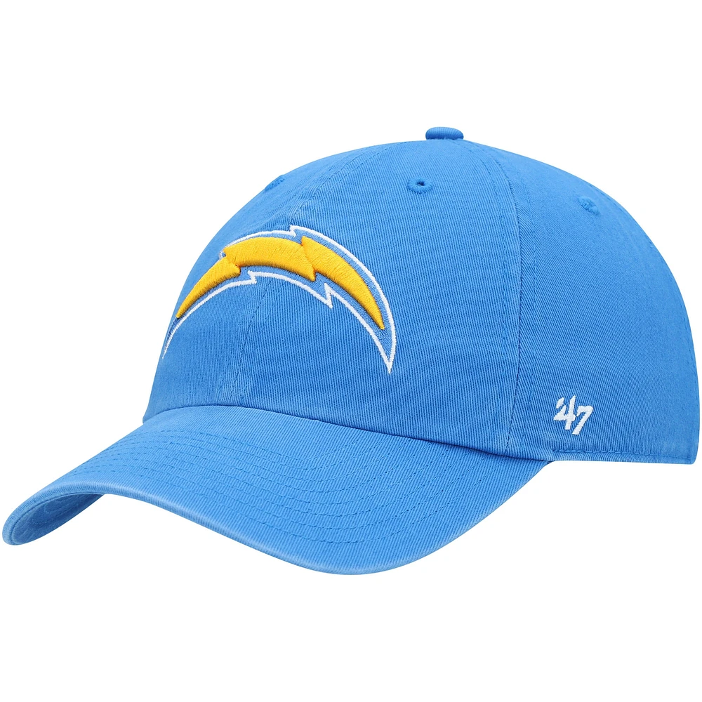 Casquette ajustable avec logo principal des Chargers de Los Angeles '47 Powder Blue pour homme