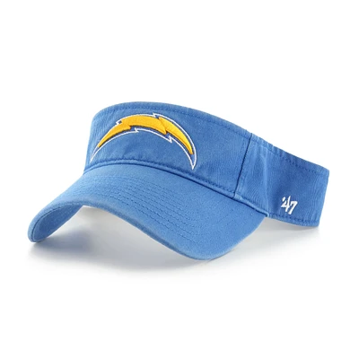 Visière Clean Up Los Angeles Chargers '47 Powder Blue pour homme