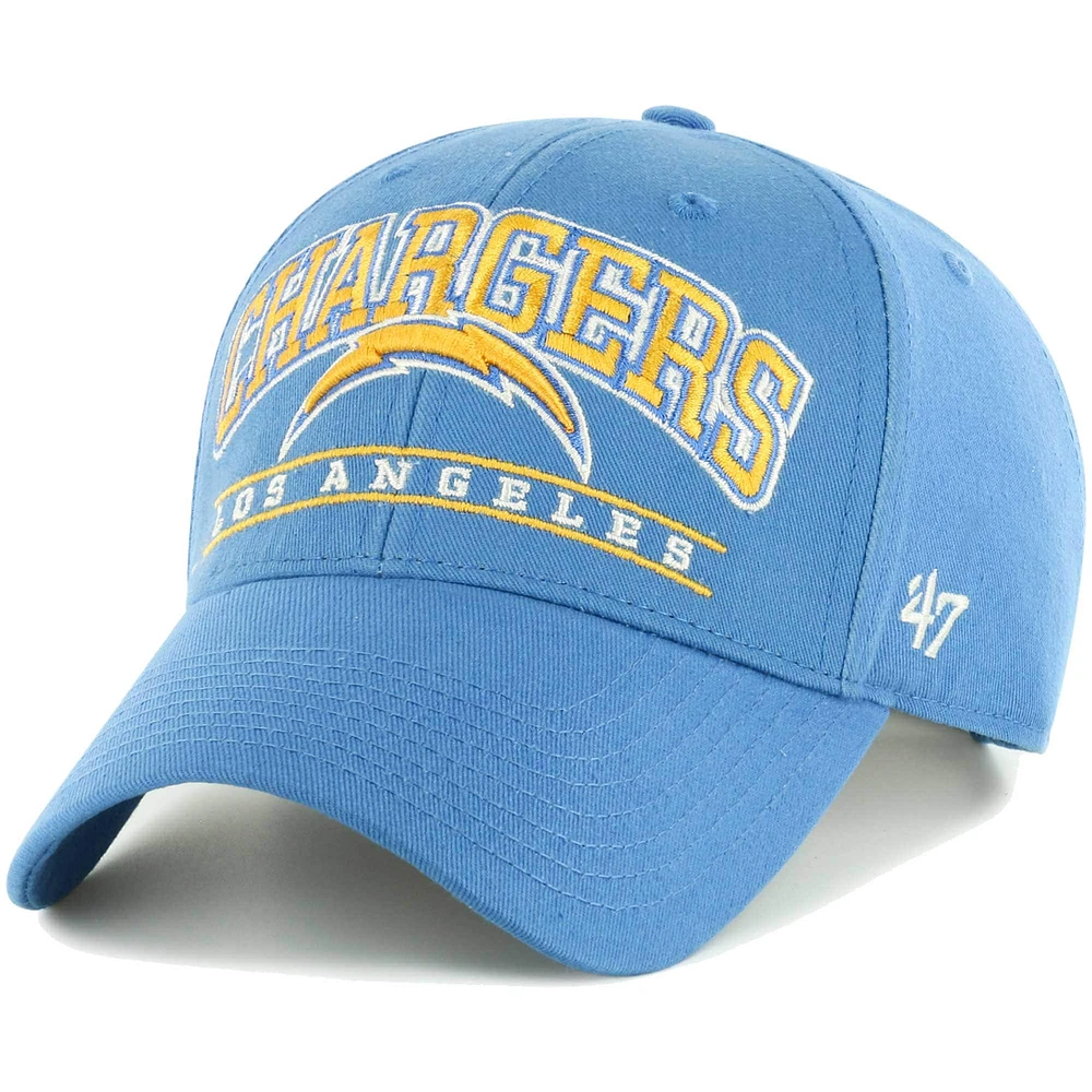 Men's '47 Powder Blue Los Angeles Chargers Fletcher MVP Adjustable Hat