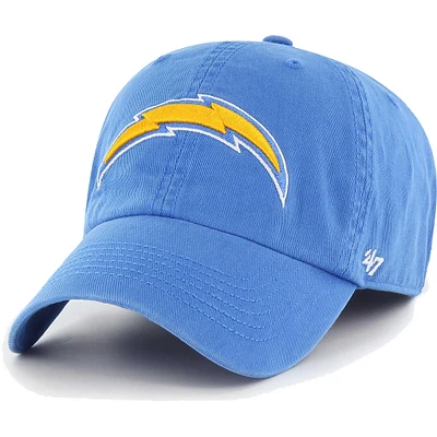 Casquette ajustée avec logo franchise Los Angeles Chargers '47 bleu poudré pour homme