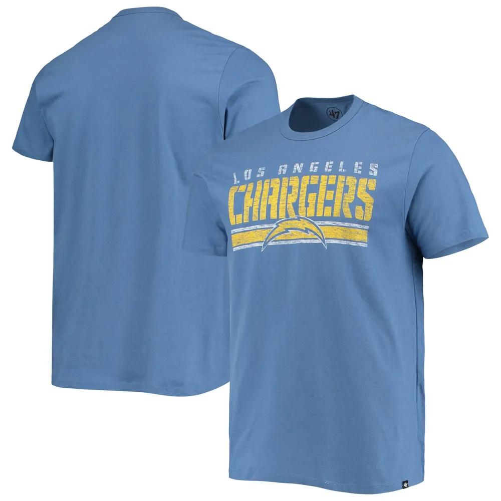 Men's Fanatics Branded Powder Blue Los Angeles Chargers Victory Arch T-Shirt