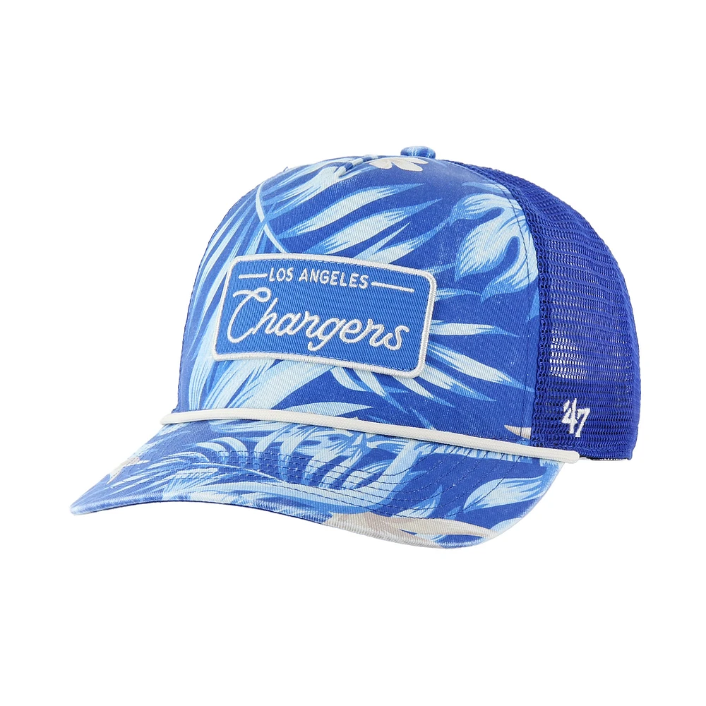 Casquette réglable '47 Royal Los Angeles Chargers Tropicalia Hitch Trucker pour hommes