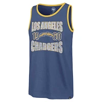 Men's '47 Royal Los Angeles Chargers Upload Franklin Tank Top