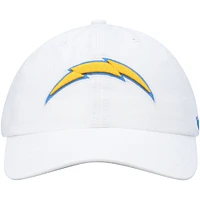 Casquette réglable Clean Up Los Angeles Chargers '47 blanche pour homme