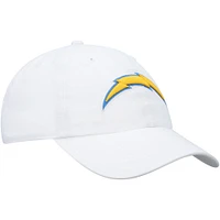 Casquette réglable Clean Up Los Angeles Chargers '47 blanche pour homme