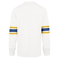 Men's '47 White Los Angeles Chargers Gridiron Premier Brex Long Sleeve T-Shirt