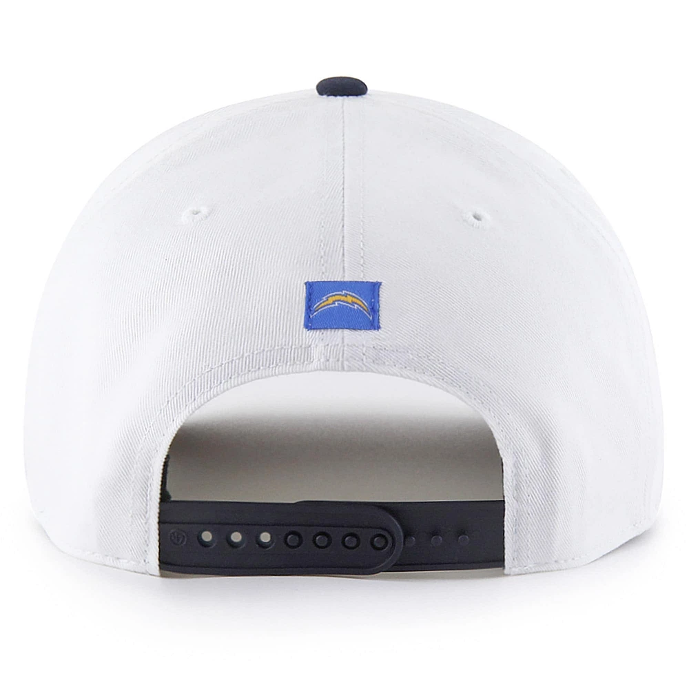 Men's '47 White Los Angeles Chargers Patriotic Overhand Hitch Adjustable Hat