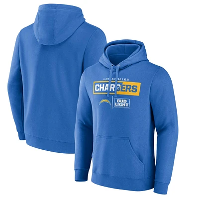 Men's Blue Los Angeles Chargers NFL x Bud Light Pullover Hoodie