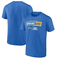 T-shirt bleu Los Angeles Chargers NFL x Bud Light pour homme