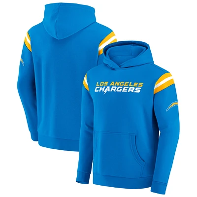 Men's Darius Rucker Collection by Fanatics Powder Blue Los Angeles Chargers Football Washed Pullover Hoodie