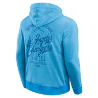 Men's Darius Rucker Collection by Fanatics Powder Blue Los Angeles Chargers Tonal Knit Pullover Hoodie