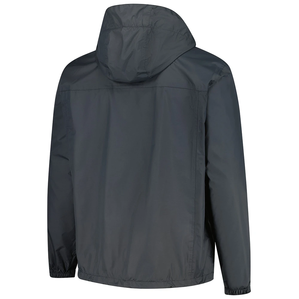 Veste à capuche zippée et imperméable pour homme Dunbrooke Graphite Los Angeles Chargers Tropic