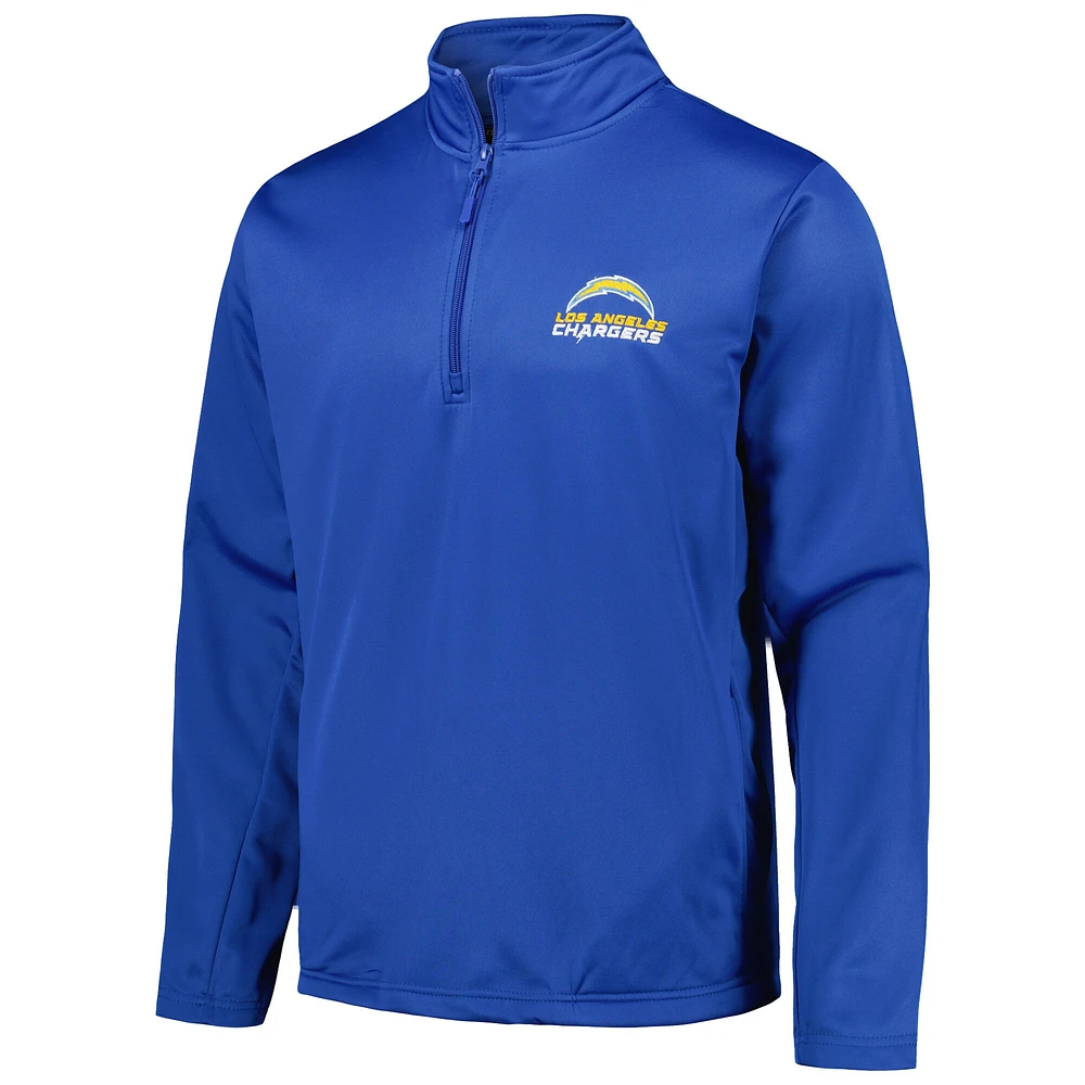 Men's Dunbrooke Powder Blue Los Angeles Chargers All-Star Tech Quarter-Zip Top