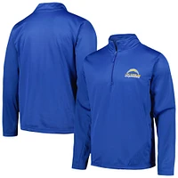 Men's Dunbrooke Powder Blue Los Angeles Chargers All-Star Tech Quarter-Zip Top