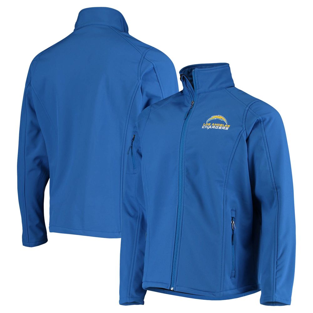 Men's Dunbrooke Powder Blue Los Angeles Chargers Sonoma Softshell Full-Zip Jacket