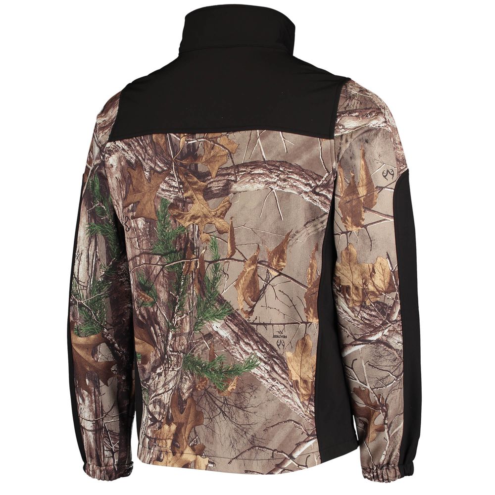 Men's Dunbrooke Realtree Camo/Black Los Angeles Chargers Circle Hunter Softshell Full-Zip Jacket