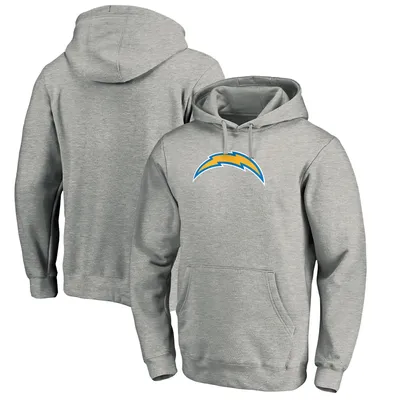 Los Angeles Chargers Fanatics Branded Big & Tall Primary Logo Pullover Hoodie - Heathered Gray