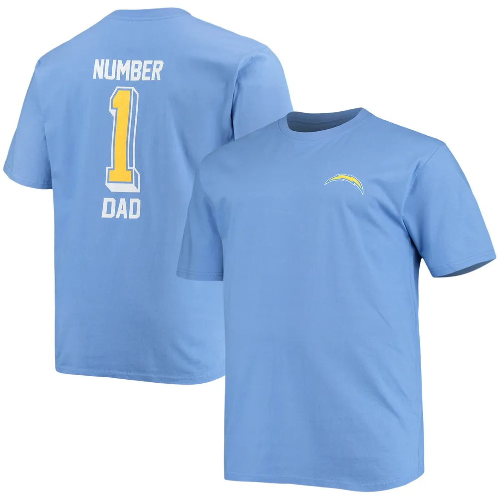 Lids Los Angeles Chargers Fanatics Branded Stacked T-Shirt - Powder Blue