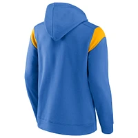 Men's Fanatics Powder Blue Los Angeles Chargers Call The Shot Pullover Hoodie