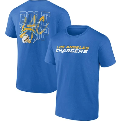 T-shirt Fanatics Powder Blue Los Angeles Chargers Home Field Advantage pour hommes