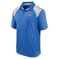 Polo primaire Fanatics Powder Blue Los Angeles Chargers pour hommes