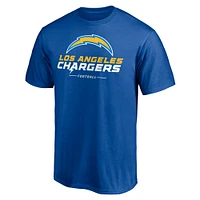 Men's Fanatics Powder Blue Los Angeles Chargers Team Lockup Logo T-Shirt