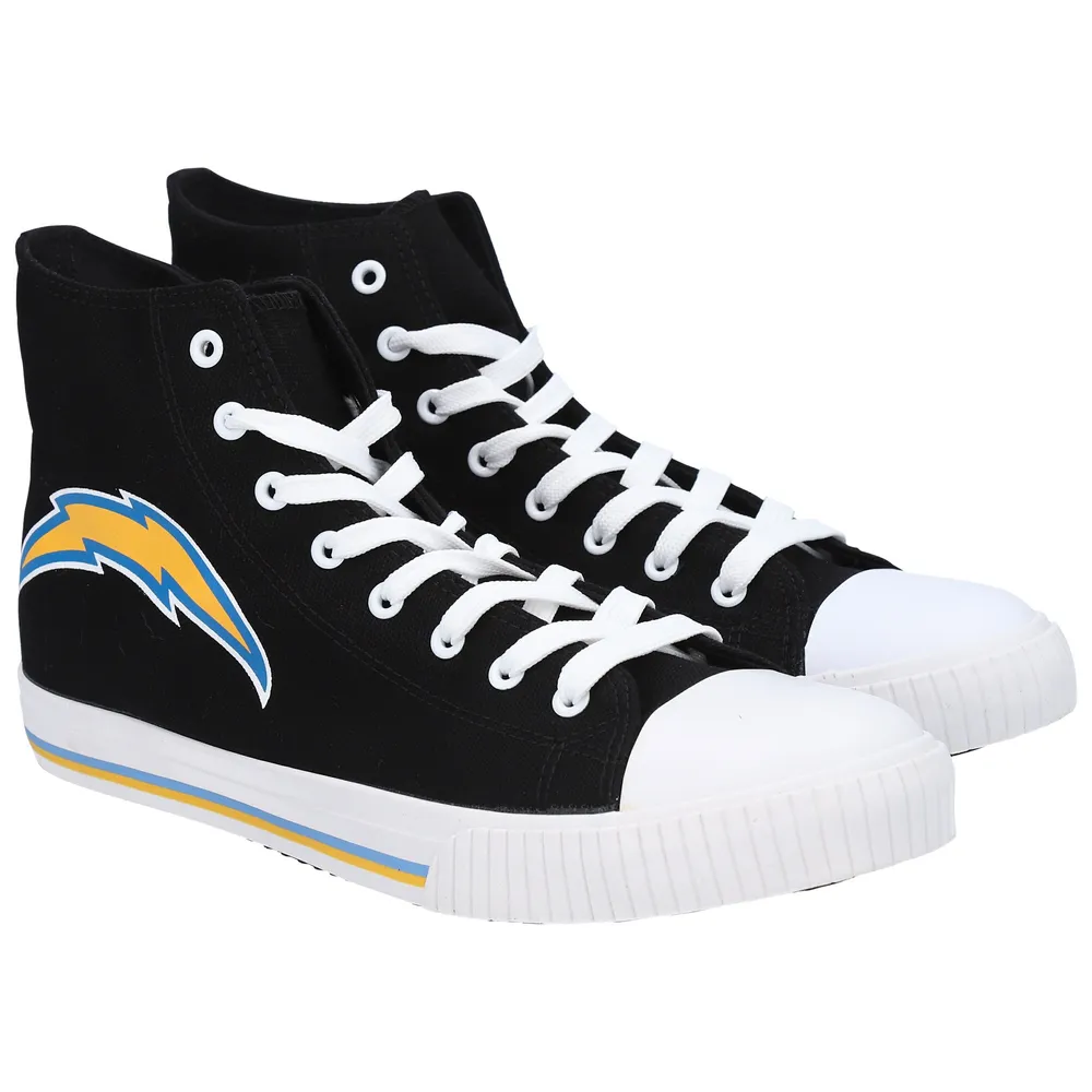 Lids Los Angeles Chargers FOCO Big Logo High Top Canvas Shoes | Dulles Town  Center
