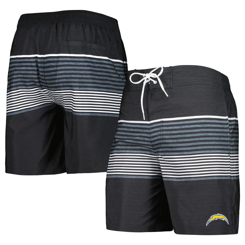 Short de bain Los Angeles Chargers Coastline Volley G-III Sports by Carl Banks pour homme, noir