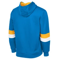 Men's G-III Sports by Carl Banks Powder Blue/Gold Los Angeles Chargers Adaptive Faceoff Pullover Hoodie