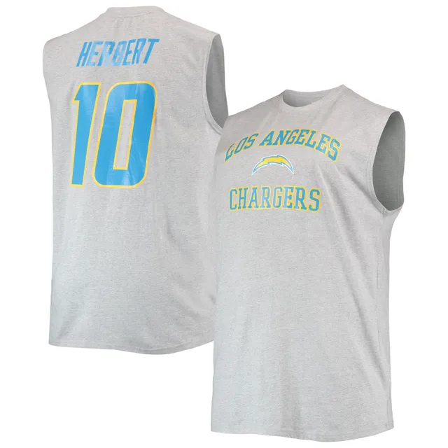 Men's Justin Herbert Jersey Print Scrub Top