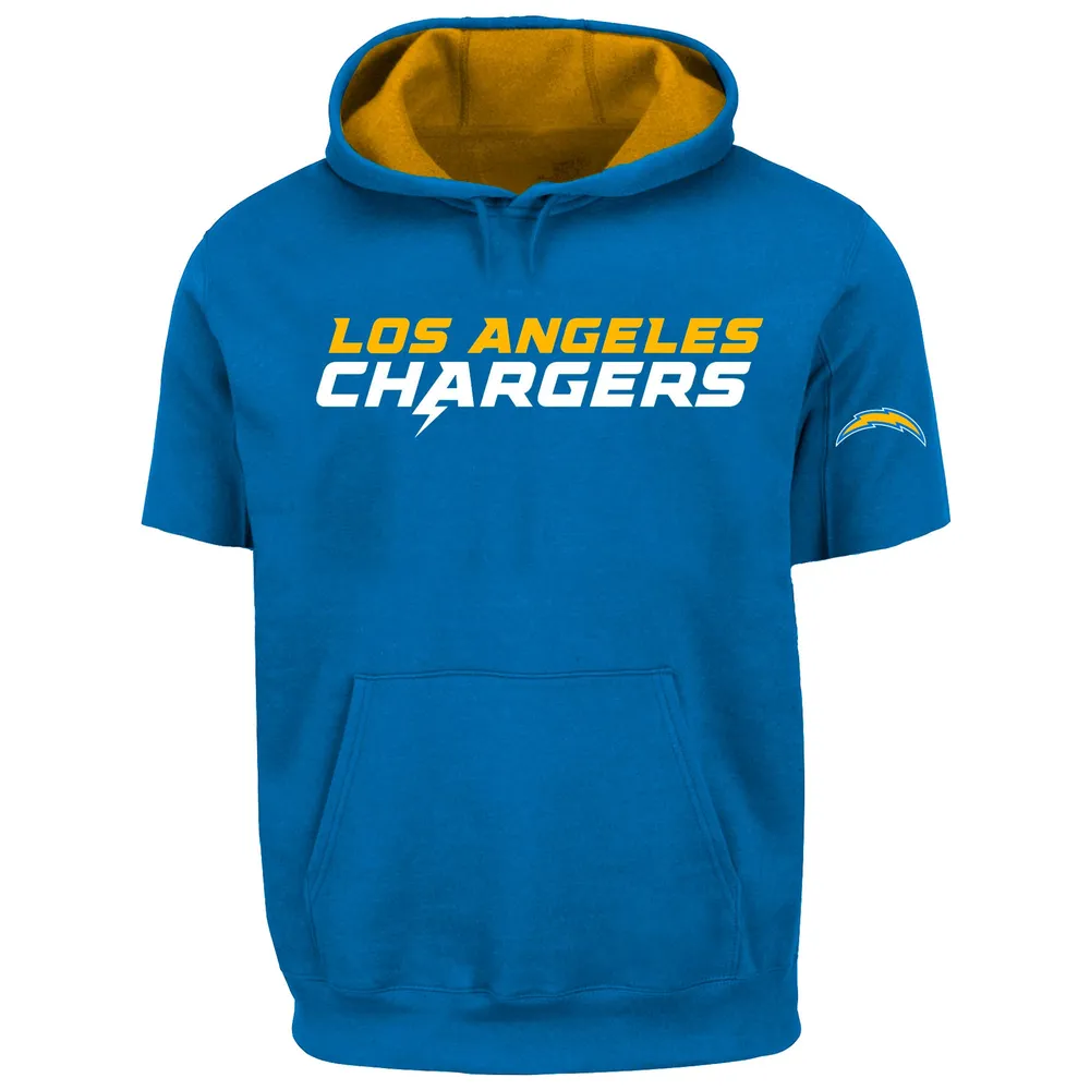 Profile Men's Justin Herbert Powder Blue Los Angeles Chargers Big & Tall  Short Sleeve Pullover Hoodie