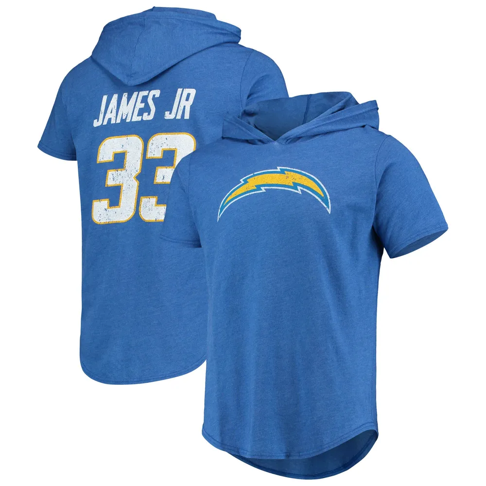 Lids Derwin James Jr. Los Angeles Chargers Majestic Threads Player Name &  Number Tri-Blend Hoodie T-Shirt - Heathered Powder Blue