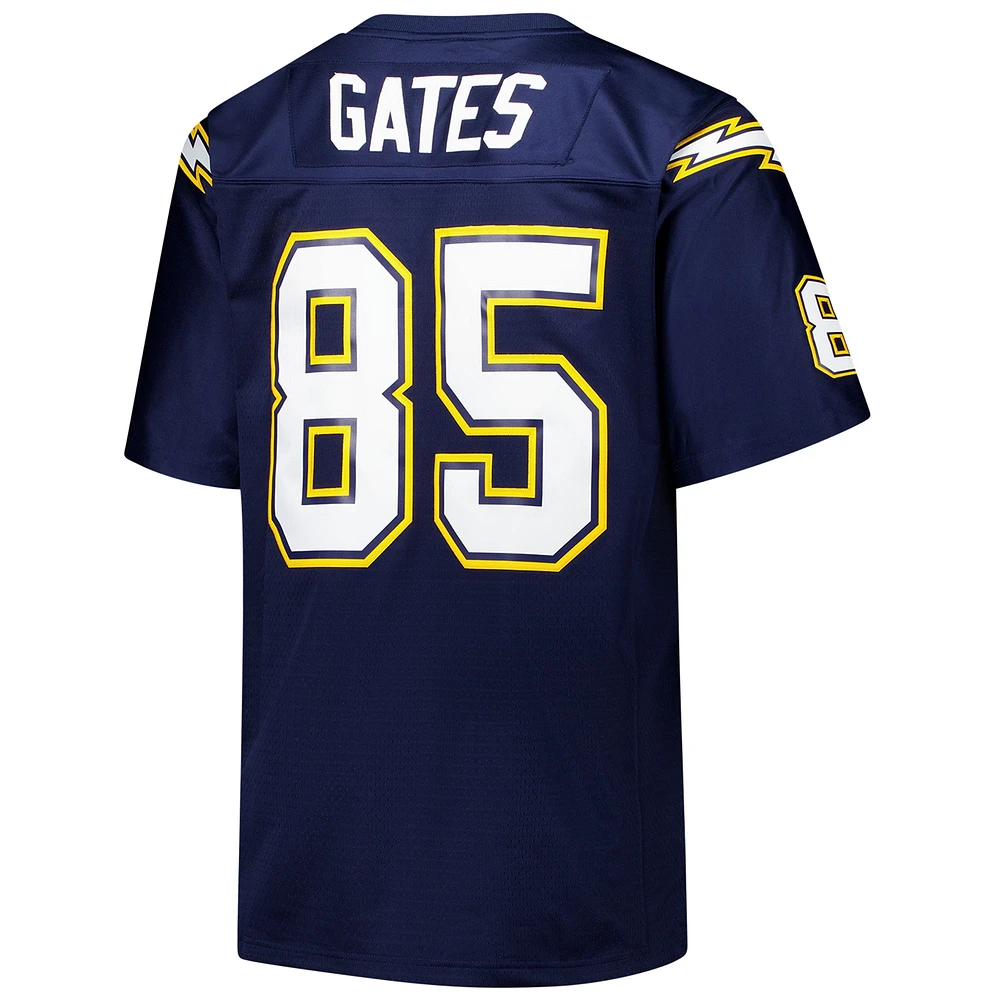 Maillot de joueur retraité Mitchell & Ness Antonio Gates bleu marine Los Angeles Chargers Big Tall 2006 Team Legacy pour homme