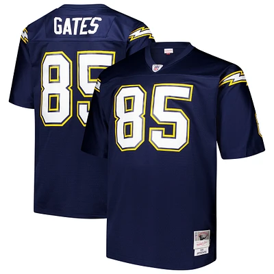 Maillot de joueur retraité Mitchell & Ness Antonio Gates bleu marine Los Angeles Chargers Big Tall 2006 Team Legacy pour homme