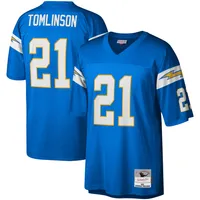 Maillot réplique Mitchell & Ness LaDainian Tomlinson pour hommes, bleu poudre