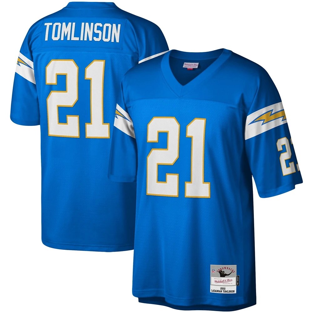 Maillot réplique Mitchell & Ness LaDainian Tomlinson pour hommes, bleu poudre