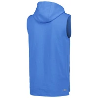 Men's MSX by Michael Strahan Powder Blue Los Angeles Chargers Captain Sleeveless Hoodie T-Shirt