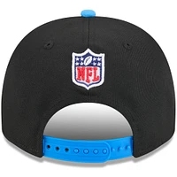 Men's New Era Black/Powder Blue Los Angeles Chargers 2025 NFL Draft 9FIFTY A-Frame Snapback Hat