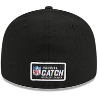 Casquette ajustée 59FIFTY Los Angeles Chargers 2023 NFL Crucial Catch Low Profile pour homme New Era, noire