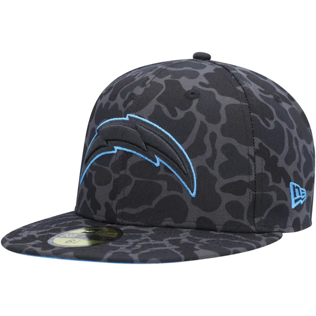 Los Angeles Chargers ARMY CAMO TRUCKER Hat by New Era