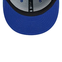 Casquette ajustée 59FIFTY Los Angeles Chargers 2024 Sideline New Era bleue pour homme